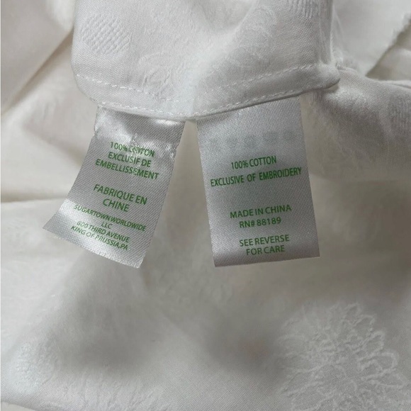 Lilly Pulitzer Amelia Sunburst white tunic top NWOT size Medium - Picture 10 of 12